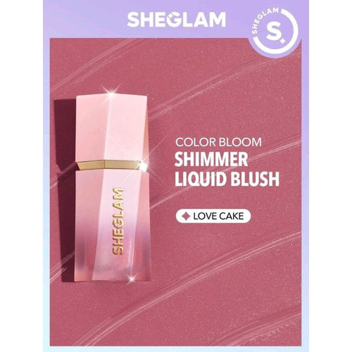 SHEGLAM Color Bloom Shimmer Liquid Blush - Love Cake
