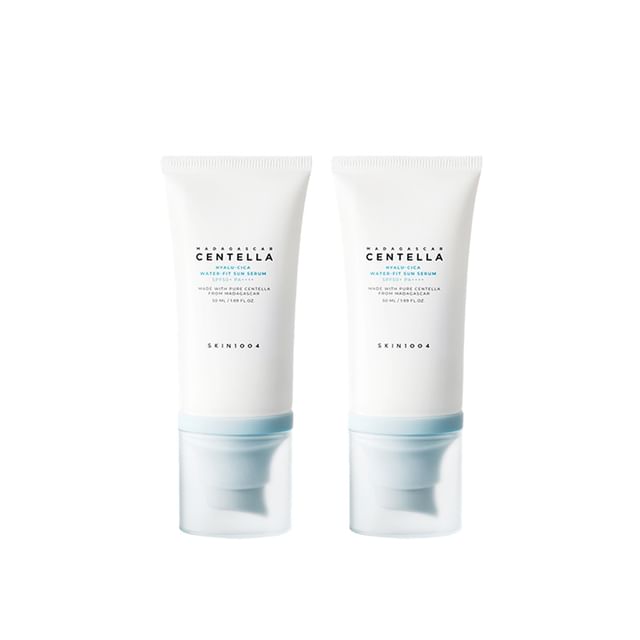 SKIN 1004 Madagascar Centella Hyalu-Cica Water-Fit Sun Serum - Twin Pack