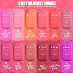 NYX Buttermelt Powder Blush - Feeling Butta
