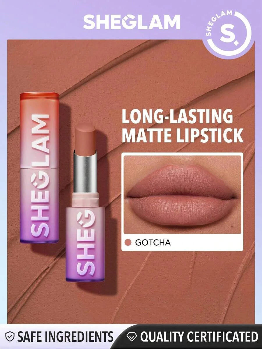 SHEGLAM Long Lasting Matte Lipstick - Gotcha