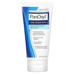 PanOxyl Acne Creamy Wash Benzoyl Peroxide 4% Daily Control (170 g)
