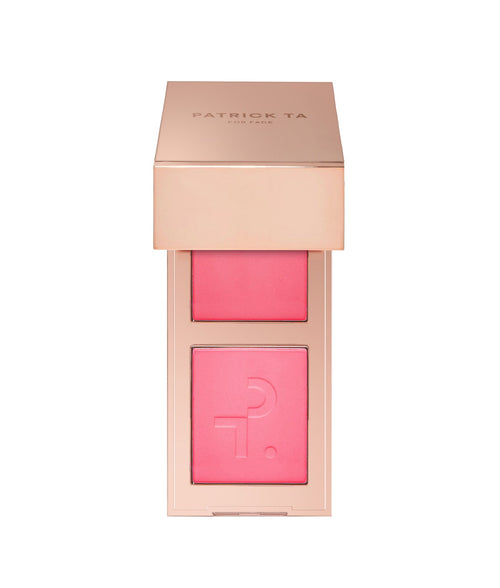 Patrick Ta Mini Major Headlines Double-Take Crème & Powder Blush Duo- Shes That Girl
