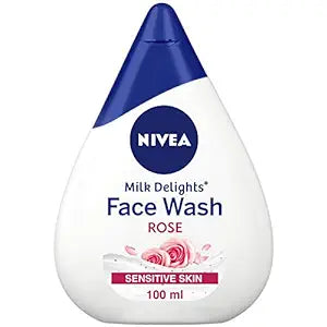 NIVEA Face Wash Milk Delights Caring Rosewater (Sensitive Skin)