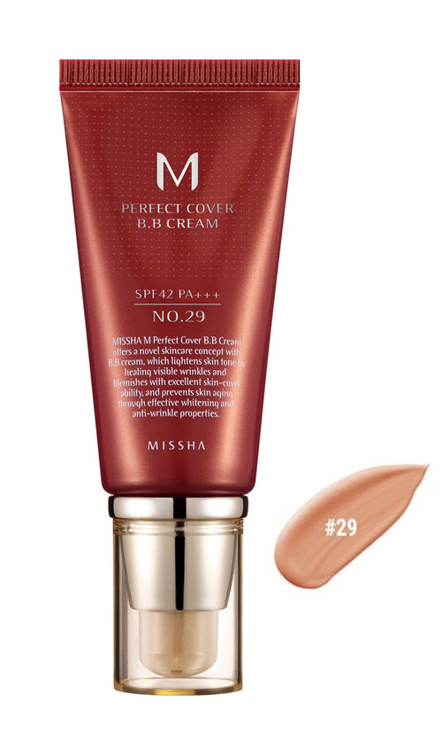 MISSHA PERFECT COVER B.B CREAM 50ML CARAMEL BEIGE NO.29