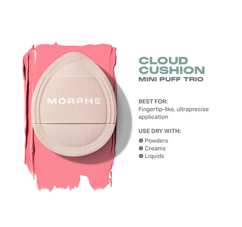 Morphe Cloud Cushion Mini Puff Trio
