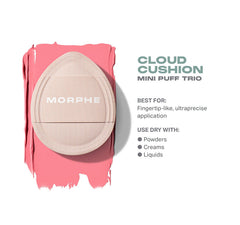 Morphe Cloud Cushion Mini Puff Trio