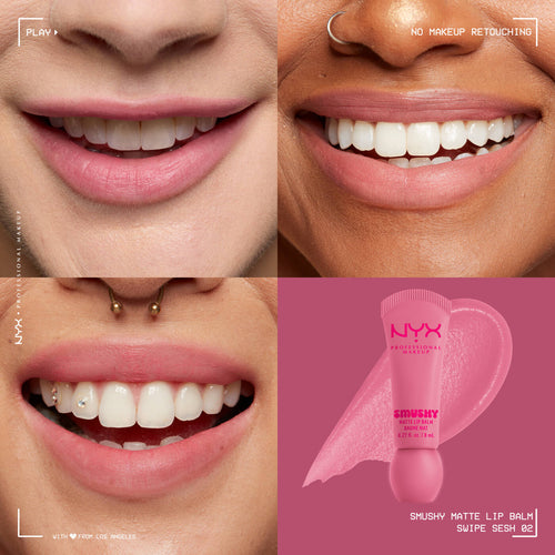 NYX Smushy Matte Lip Balm Matte Finish - Swipe Sesh
