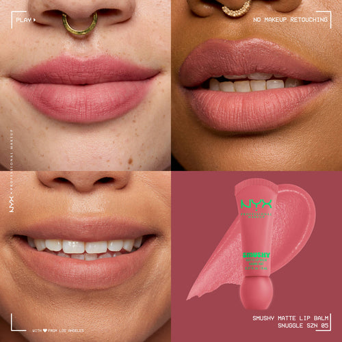NYX Smushy Matte Lip Balm Matte Finish - Snuggle SZN