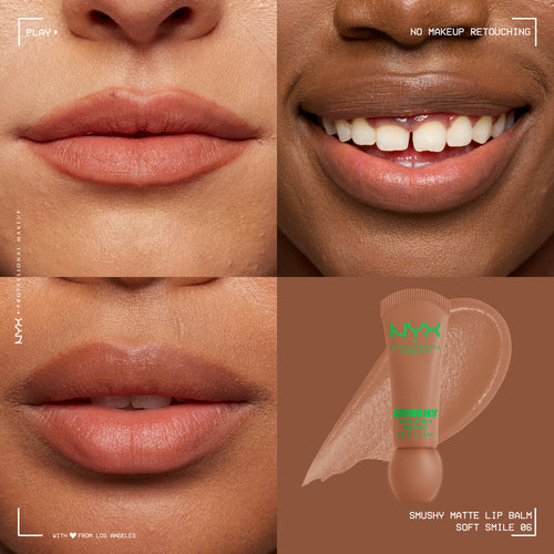 NYX Smushy Matte Lip Balm Matte Finish - Soft Smile