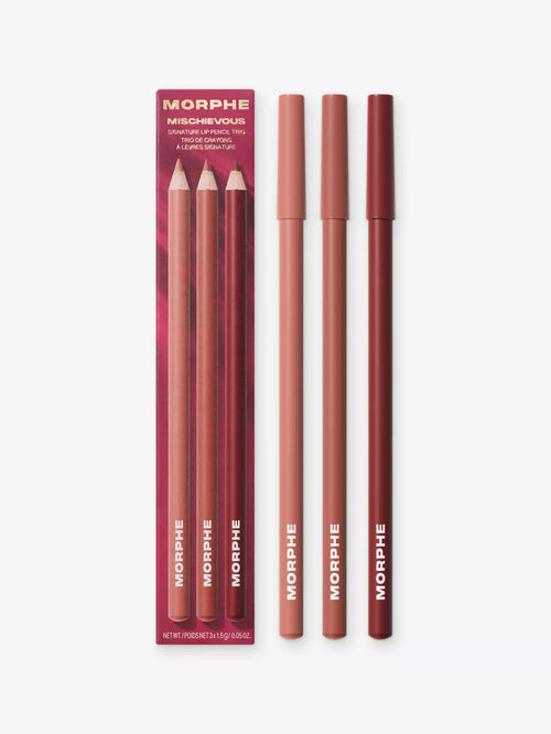 Morphe Mischievous Signature Lip Pencil Trio