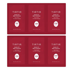 TIRTIR Mask Fit Red Cushion 6 Shade Trial Kit - 5 Colors Light Medium