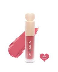 Hearts Matte Liquid Lipstick Rose Berry 001