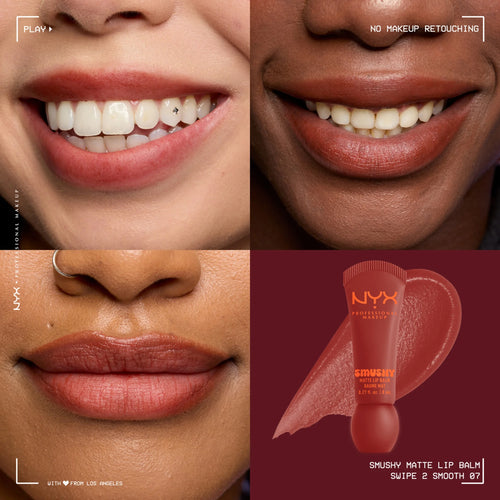NYX Smushy Matte Lip Balm Matte Finish - Swipe 2 Smooth