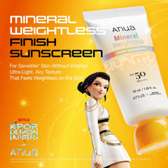 Anua Kpop Demon Hunters Mineral Weightless Finish Sunscreen