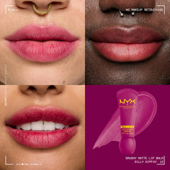 NYX Smushy Matte Lip Balm Matte Finish - Silly Sippin'