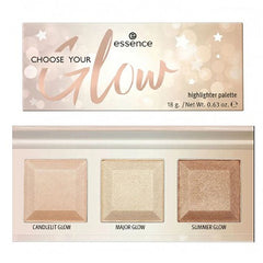 essence CHOOSE YOUR Glow highlight. palette