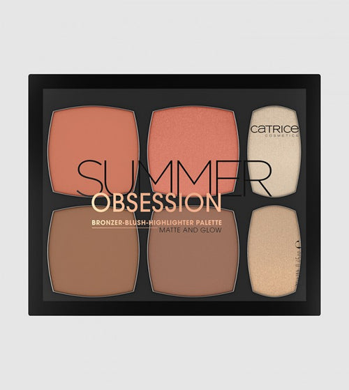 Catrice Summer Obsession Bronzer Blush Highlighter Palette Matte And Glow 010