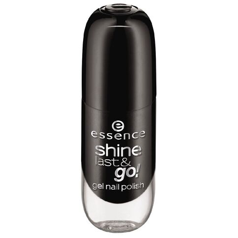ESSENCE SHINE LAST & GO GEL NAIL POLISH 46 BLACK IS BACK